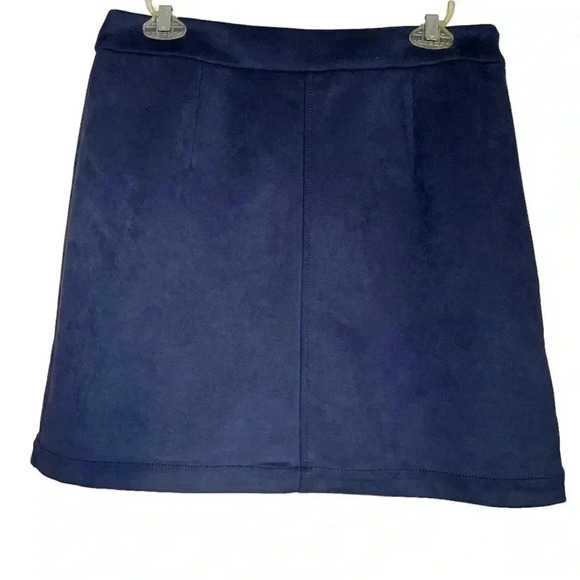 French Connection Patty Faux Suede Miniskirt sz 10 - Picture 1 of 8